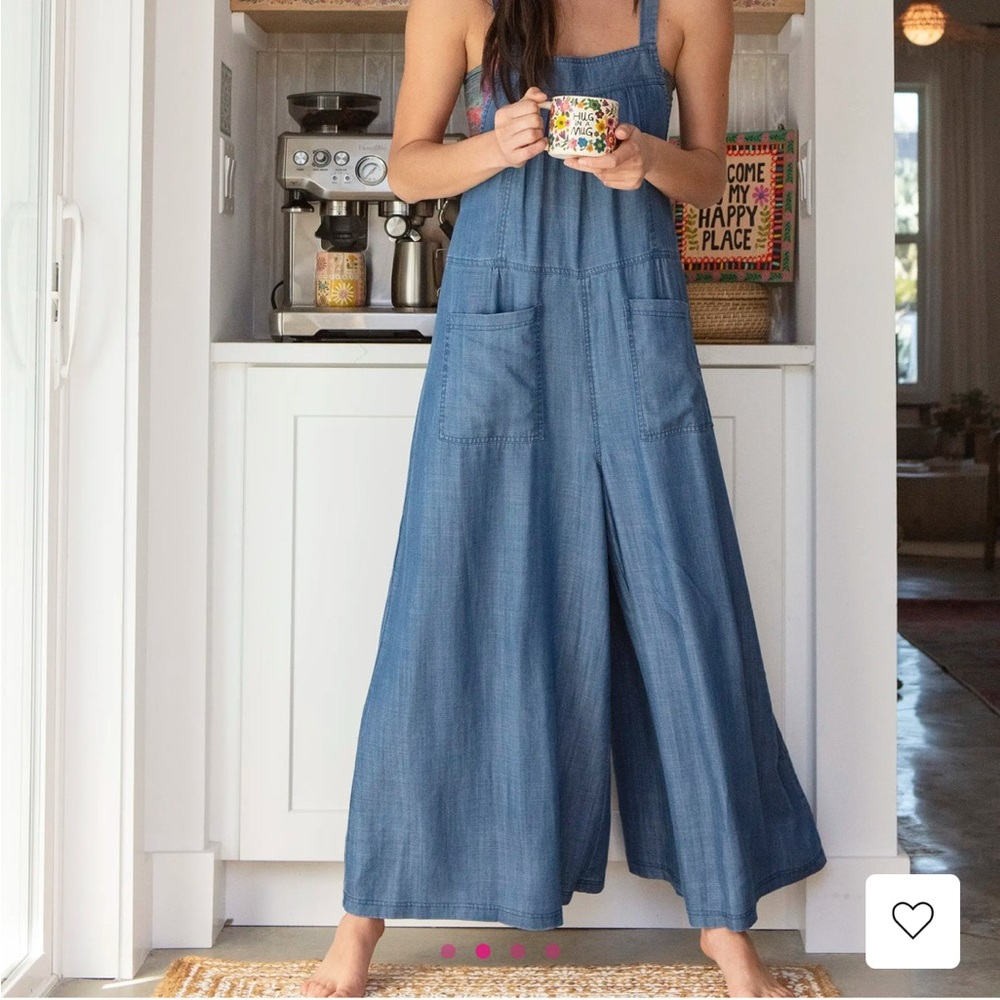 Natural Life Indigo Denim Overalls